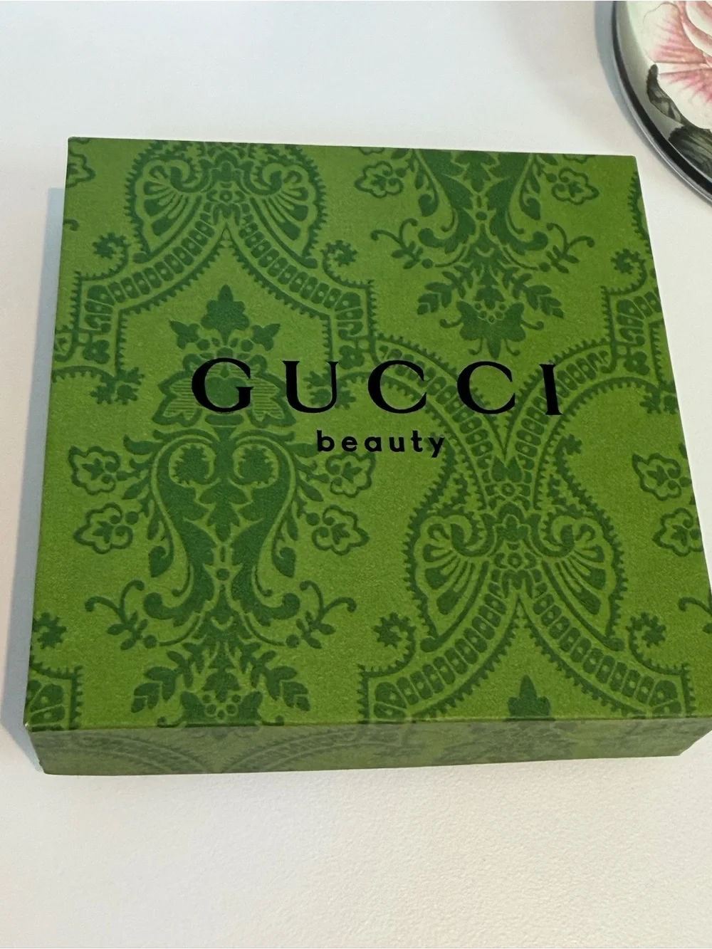 Gucci Beauty GWP Silver Compact Mirror with Black Pouch